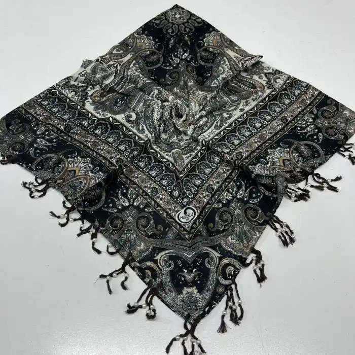 Huzurlu Püsküllü Boncuklu El İşi Yazma (pbs9606)