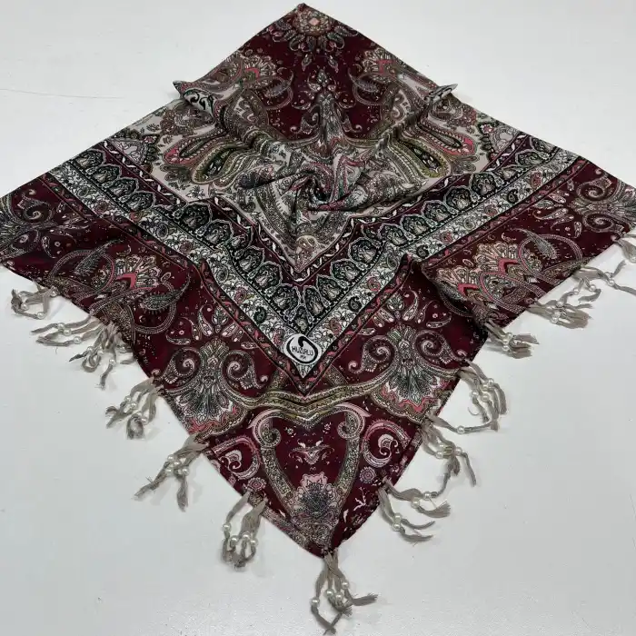 Huzurlu Püsküllü Boncuklu El İşi Yazma (pbs9520)