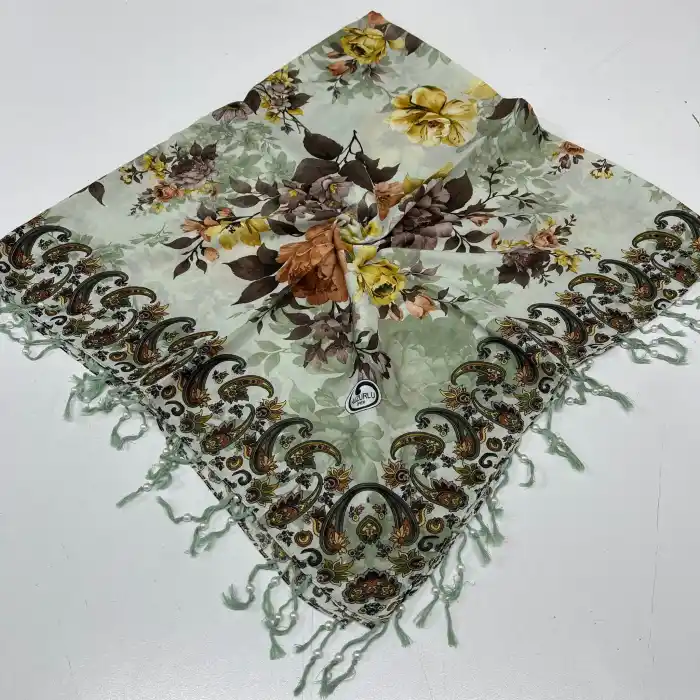 Huzurlu Püsküllü Boncuklu El İşi Yazma (pbs9401)