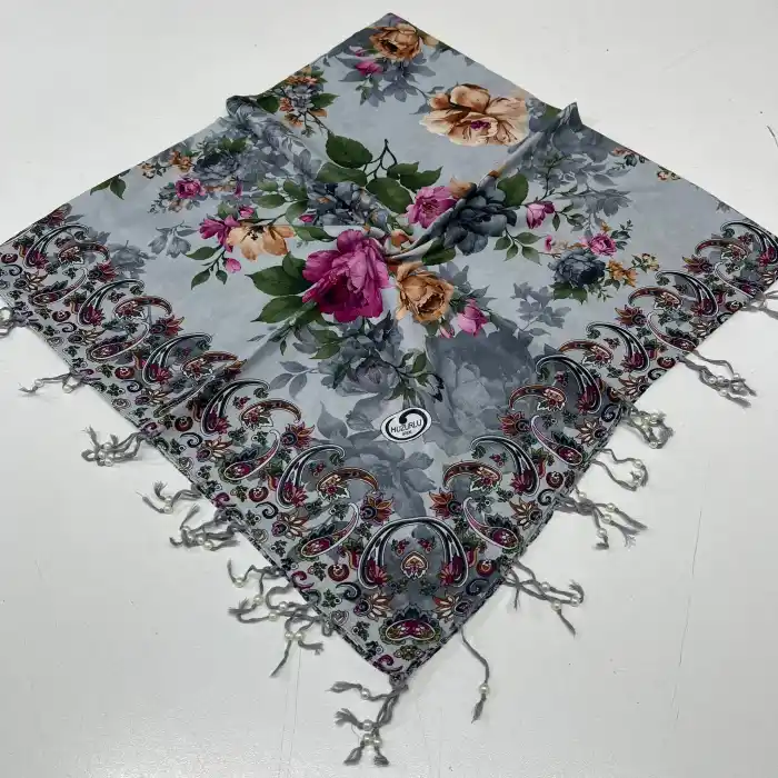 Huzurlu Püsküllü Boncuklu El İşi Yazma (pbs9415)