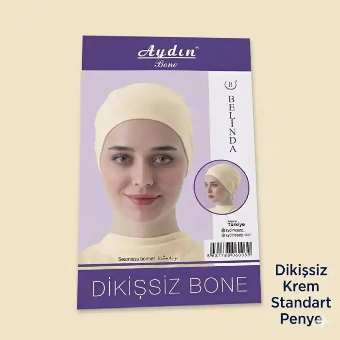 Aydın Dikişsiz Penye İpli Krem Bone (PB02-03)
