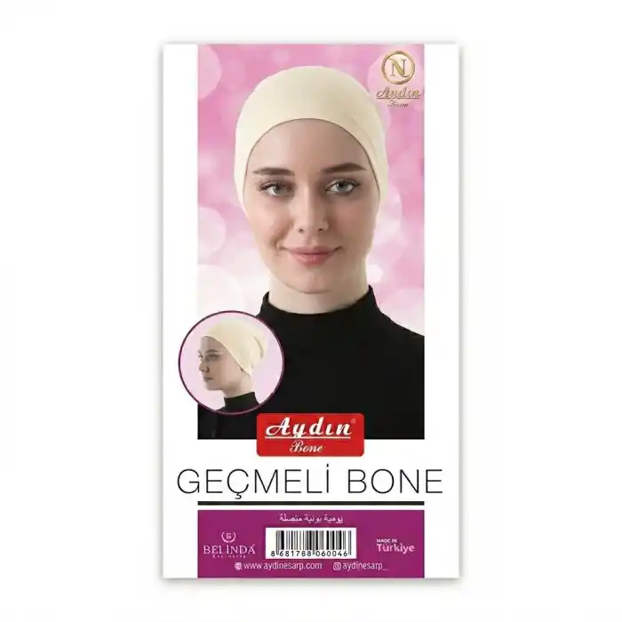 Aydın Penye Geçmeli Krem Bone (PB06-02)