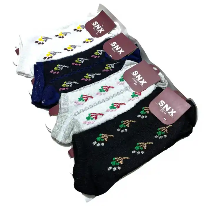 Snx Kadın Patik Çorap (12 adet) - (KPÇ-02-03)
