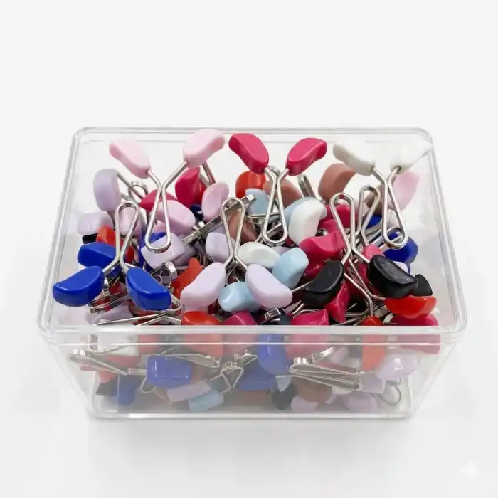 Nazarone Karışık Renk Dökme Eşarp Klipsi 1 Kutu - (100 adet) - (Eİ01-20)