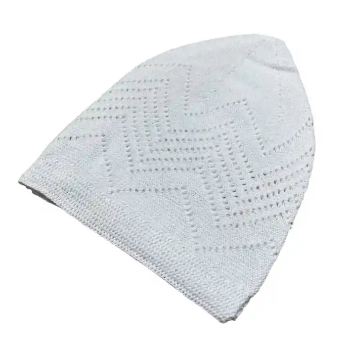 Beyaz Örme Takke (takke01)