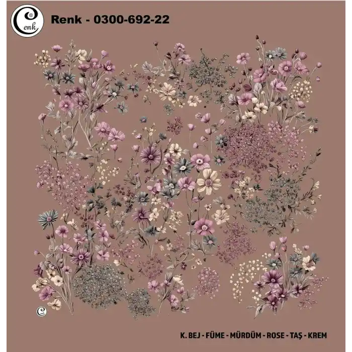 Cenk 100cm Oyalık Yazma (Cnk-652-22)