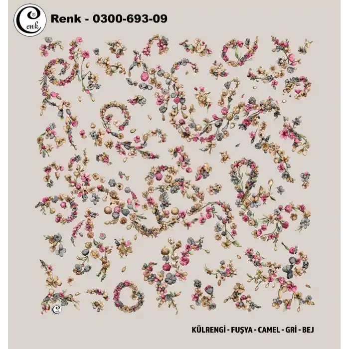 Cenk 100cm Oyalık Yazma (Cnk-693-09)