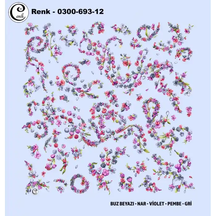Cenk 100cm Oyalık Yazma (Cnk-693-12)