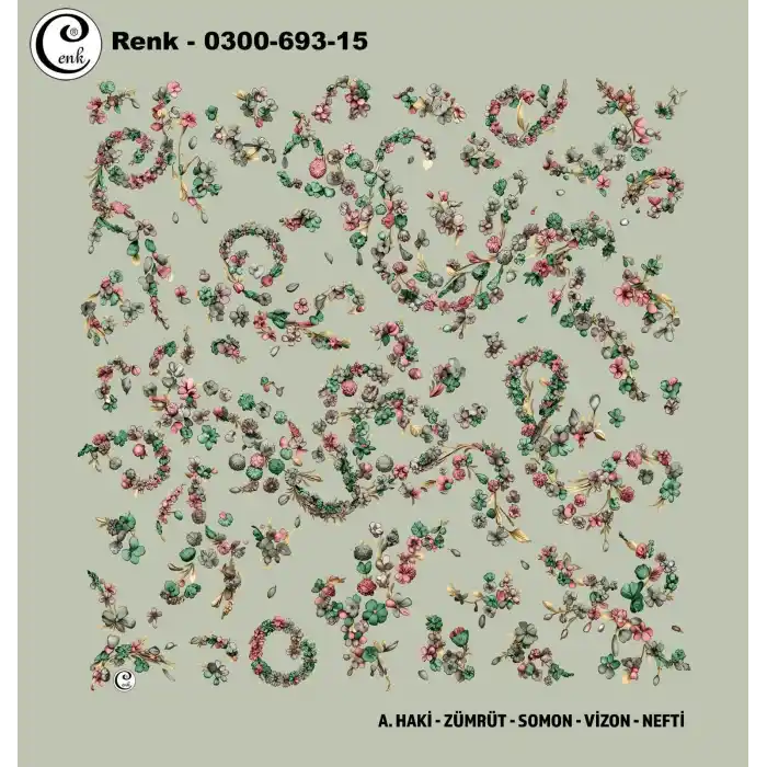 Cenk 100cm Oyalık Yazma (Cnk-693-15)