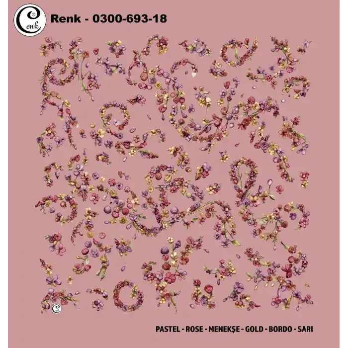 Cenk 100cm Oyalık Yazma (Cnk-693-18)