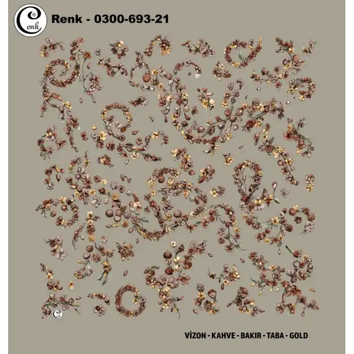 Cenk 100cm Oyalık Yazma (Cnk-693-21)