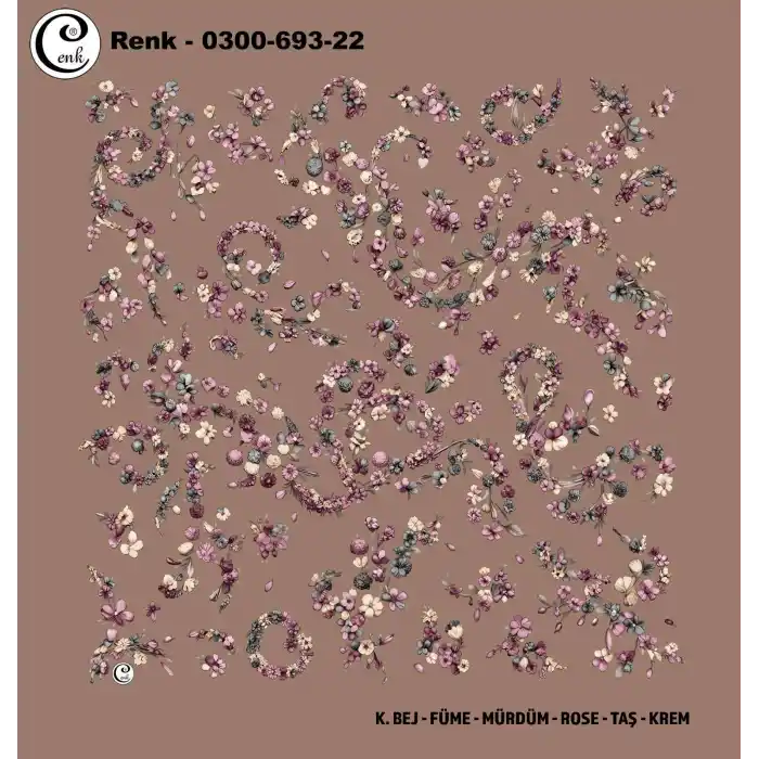 Cenk 100cm Oyalık Yazma (Cnk-693-22)