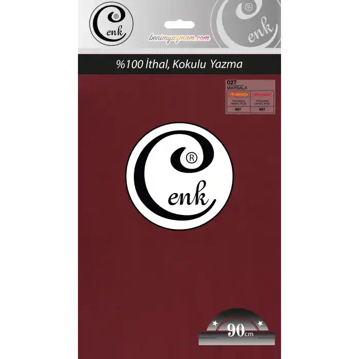 CENK DÜZ 90cm MARSALA TEKLİ POŞET YAZMA(90cm-027)