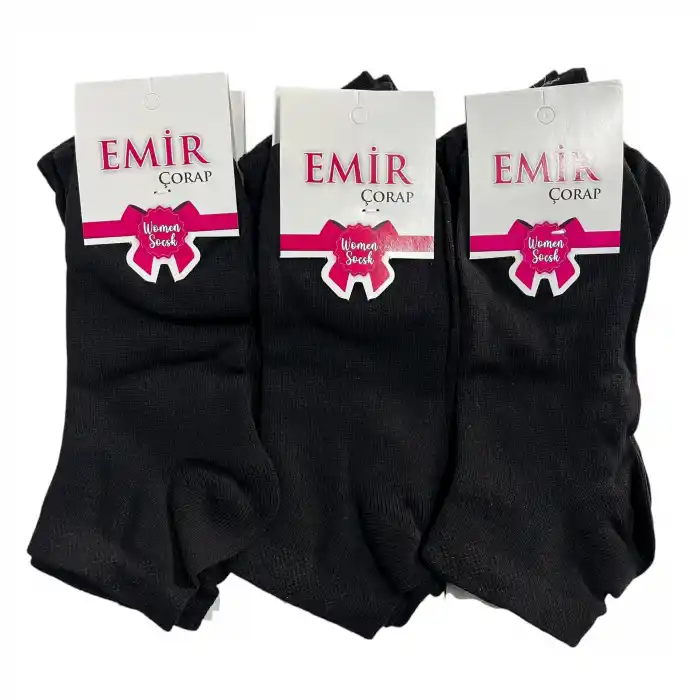 Emir Kadın Patik Çorap 12li Paket (BC-95-16)