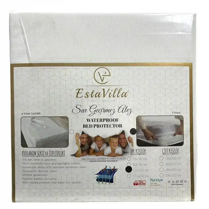 Estavilla Tek Kişilik Yatak Alezi (100x200 cm) alez02