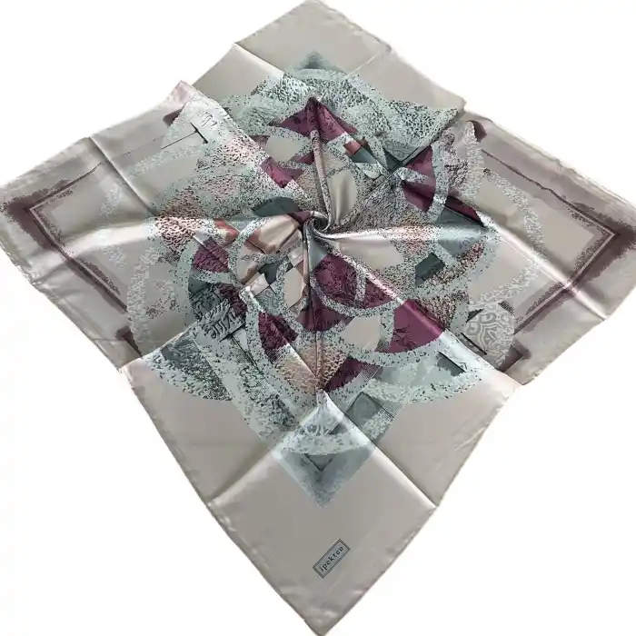 İpekten Dijital Twill Eşarp (TE9909)