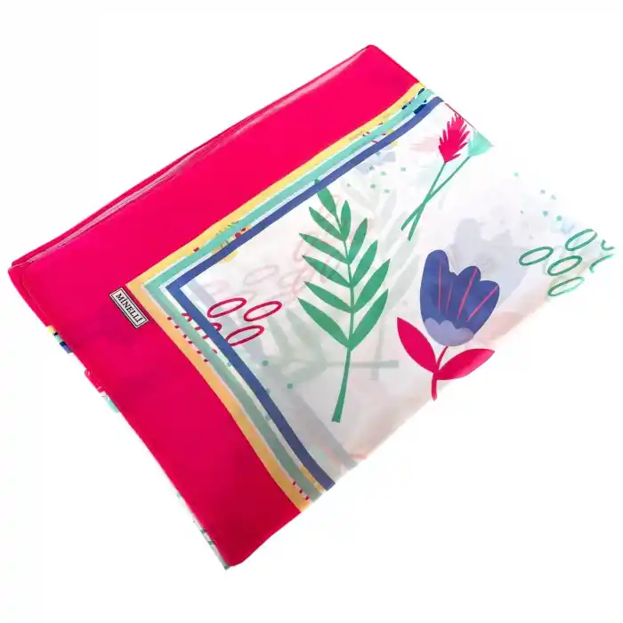 Kampanyalı Minelli Desenli Krep Şal (Ktn9809)