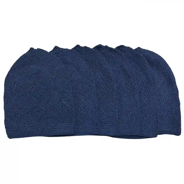 Lacivert Örme Takke 12 adet (takke03)