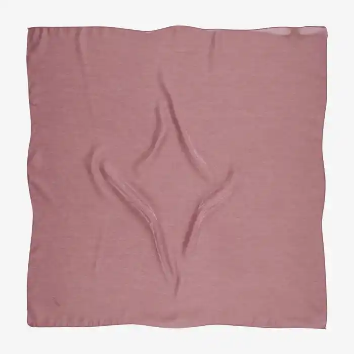 Picasso Düz Pırıltı Kehribar Eşarp Koyu Pudra (ry9914)