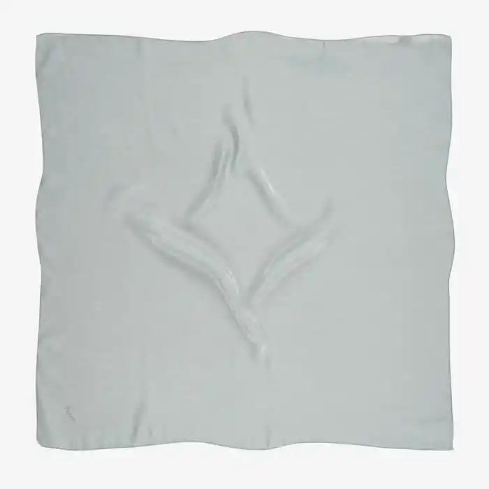 Picasso Düz Pırıltı Kehribar Eşarp Su Yeşili (ry9908)