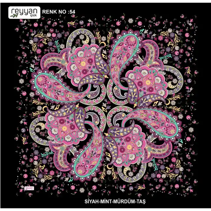 Reyyan Desenli Oyalık Yazma (ryyn-413-11)