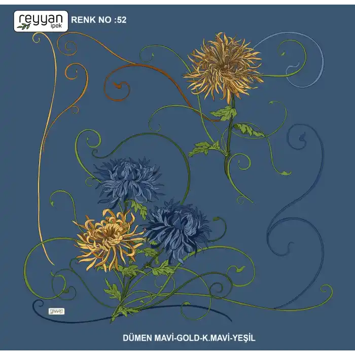 Reyyan Desenli Oyalık Yazma (ryyn-414-07)