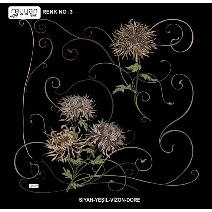 Reyyan Desenli Oyalık Yazma (ryyn-414-16)