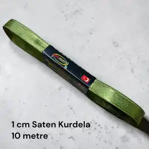 1 cm Saten Kurdele (10 mt.) - (SK-01-18)