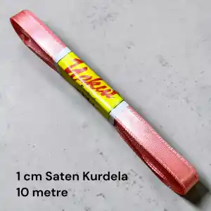 1 cm Saten Kurdele (10 mt.) - (SK-01-13)