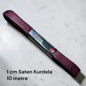 1 cm Saten Kurdele (10 mt.) - (SK-01-24)