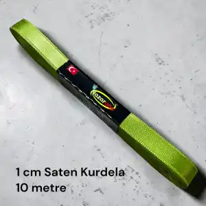 1 cm Saten Kurdele (10 mt.) - (SK-01-03)