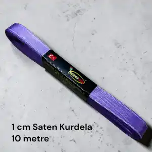 1 cm Saten Kurdele (10 mt.) - (SK-01-04)
