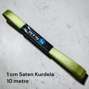 1 cm Saten Kurdele (10 mt.) - (SK-01-08)