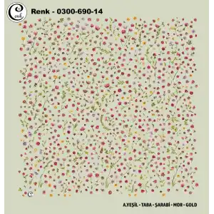 Cenk 100cm Oyalık Yazma (Cnk-690-14)