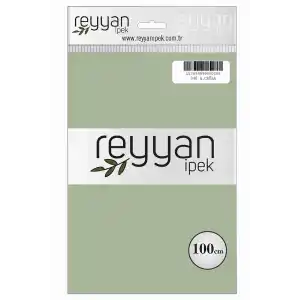 Reyyan İpek 100 Cm Düz Poşetli Yazma (Açık Çağla)-048