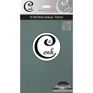 Cenk Düz 100cm Küf Yeşili Yazma (301-072)