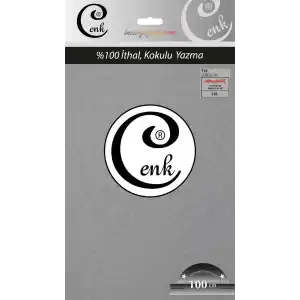 Cenk Düz 100cm Gümüş Gri Yazma (301-118)