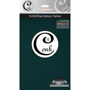 Cenk Düz Renk 100cm Ördek Başı Yeşili Tülbent (301-755)