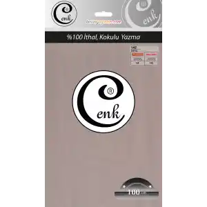 Cenk Düz Renk 100cm Ekru Yazma (301-142)