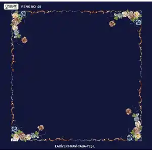 Reyyan İpek 100 cm Desenli Oyalık Yazma (ryyn-439-13)