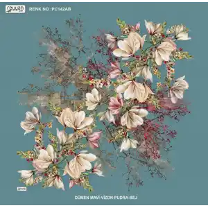 Reyyan İpek 100 cm Desenli Oyalık Yazma (ryyn-440-06)