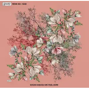 Reyyan İpek 100 cm Desenli Oyalık Yazma (ryyn-440-11)