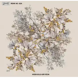 Reyyan İpek 100 cm Desenli Oyalık Yazma (ryyn-440-26)