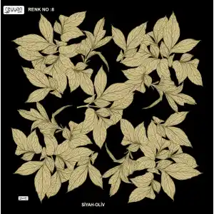 Reyyan İpek 100 cm Desenli Oyalık Yazma (ryyn-442-18)