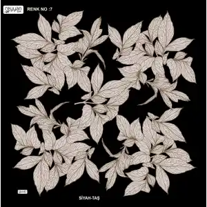 Reyyan İpek 100 cm Desenli Oyalık Yazma (ryyn-442-19)