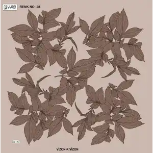 Reyyan İpek 100 cm Desenli Oyalık Yazma (ryyn-442-21)