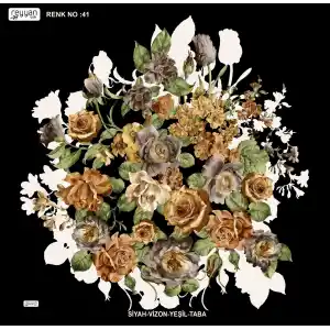 Reyyan İpek 100 cm Desenli Oyalık Yazma (ryyn-443-10)