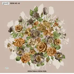 Reyyan İpek 100 cm Desenli Oyalık Yazma (ryyn-443-11)