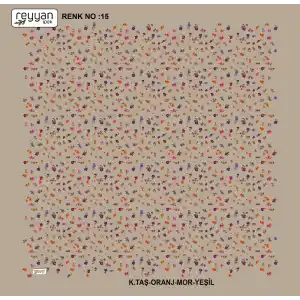 Reyyan İpek 100 cm Desenli Oyalık Yazma (ryyn-444-06)