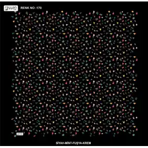 Reyyan İpek 100 cm Desenli Oyalık Yazma (ryyn-444-07)